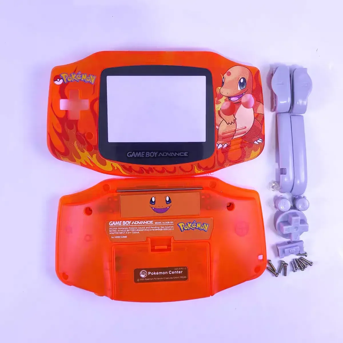 Фото Сменный корпус GBA для Game Boy Advance Zelda The Minish Cap, прозрачный корпус игровой консоли с полным комплектом кнопок в подарок №3