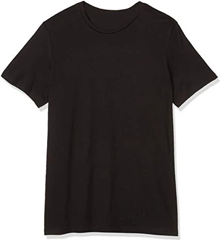 

Men's black casual short sleeve
