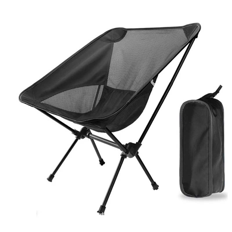 

Portable Moon Chair Ultralight Camping Seat Outdoor Folding Tools Oxford Cloth Fishing Stool Picnic Hiking Balcony Supplies 캠핑의자