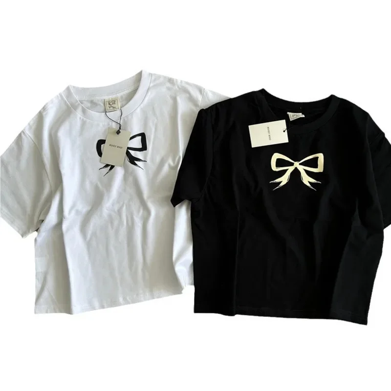 Корейская Футболка с принтом восточных ворот St Mood 2024 корейский Свободный