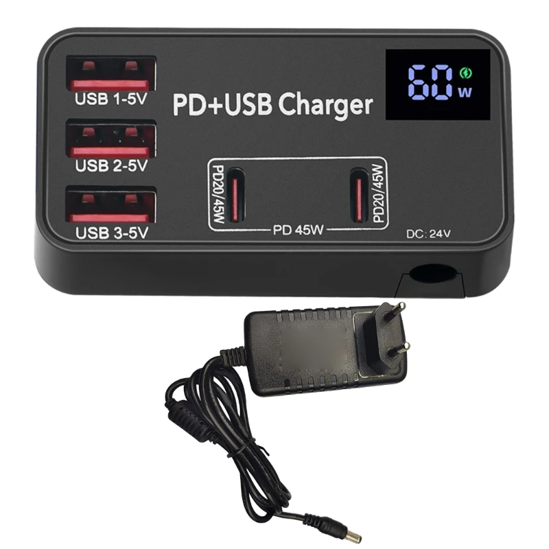 

Fast Charging 60W Charge Block with Power Adapter for Tablet Phones