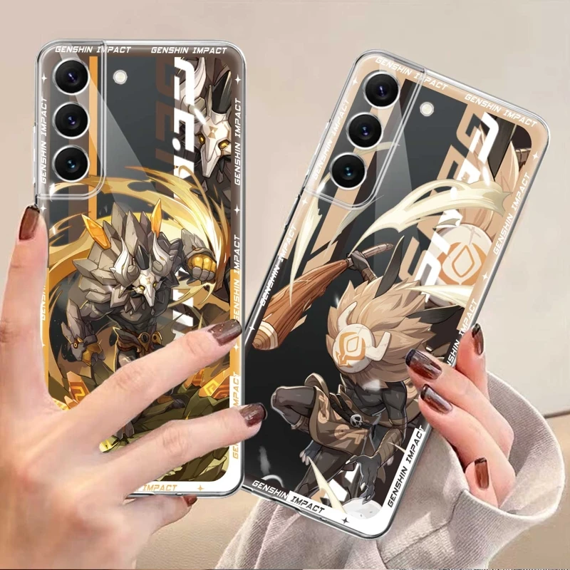 

Case Genshin Impact Game Boss For Samsung S23 S22 Ultra 5G S20 FE S21 Plus S23Ultra S22Ultra S20FE S21FE Clear