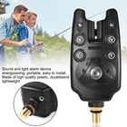 1 шт. сигнализатор поклевки для ловли карпа с регулятором громкости тона чувствительности светодиодный индикатор рыболовные тревожные инструменты рыболовные снасти аксессуары