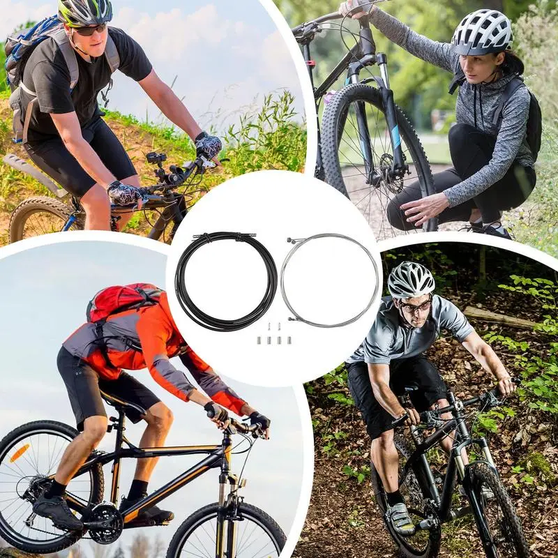 Тормозной трос BMX Портативный комплект велосипедных тросов для переключения