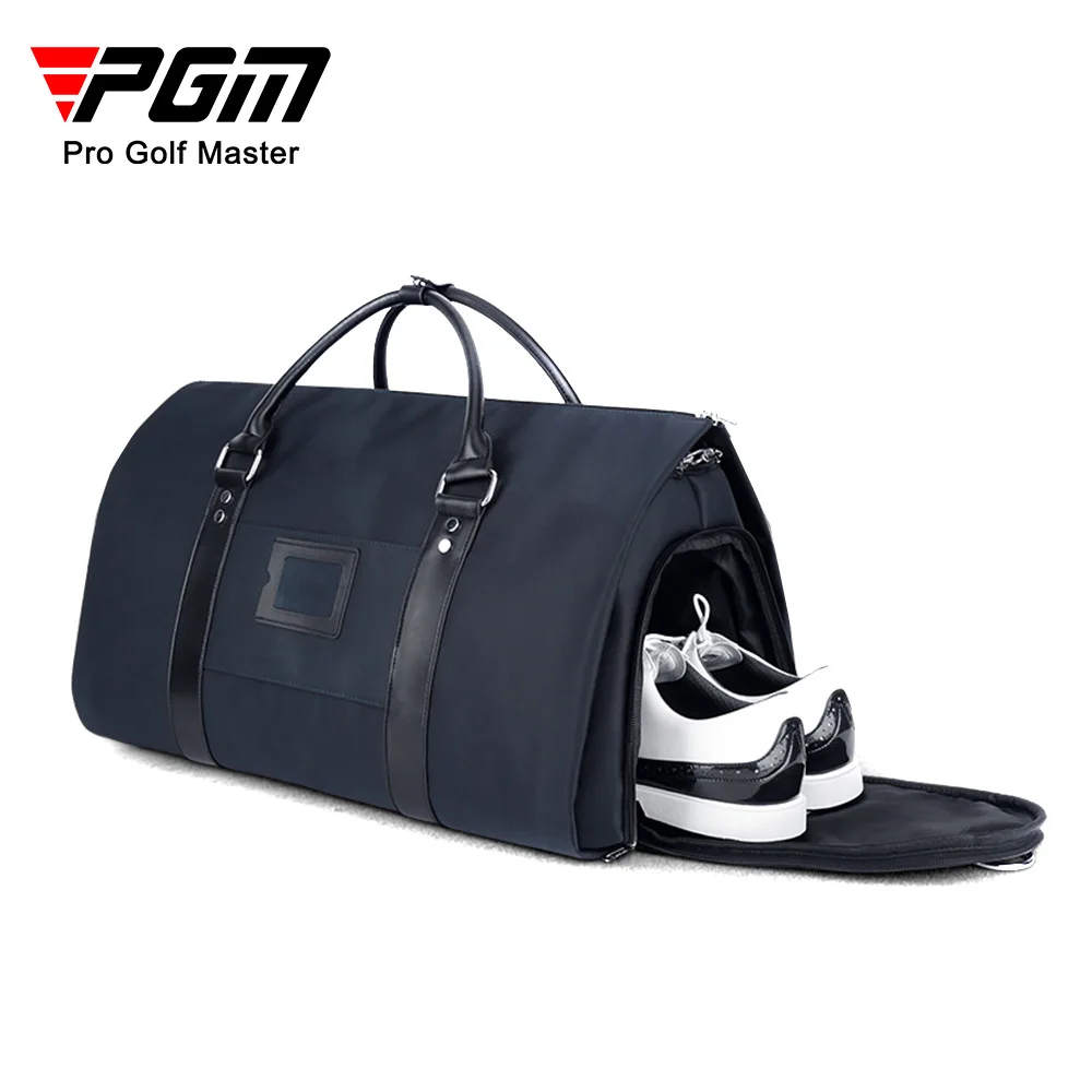 PGM Golf clothing Bag Men Golf bags For golfer Navy Blue PU Golf Ball Leisure Sports Package Multi-functional 25-30L Waterproof