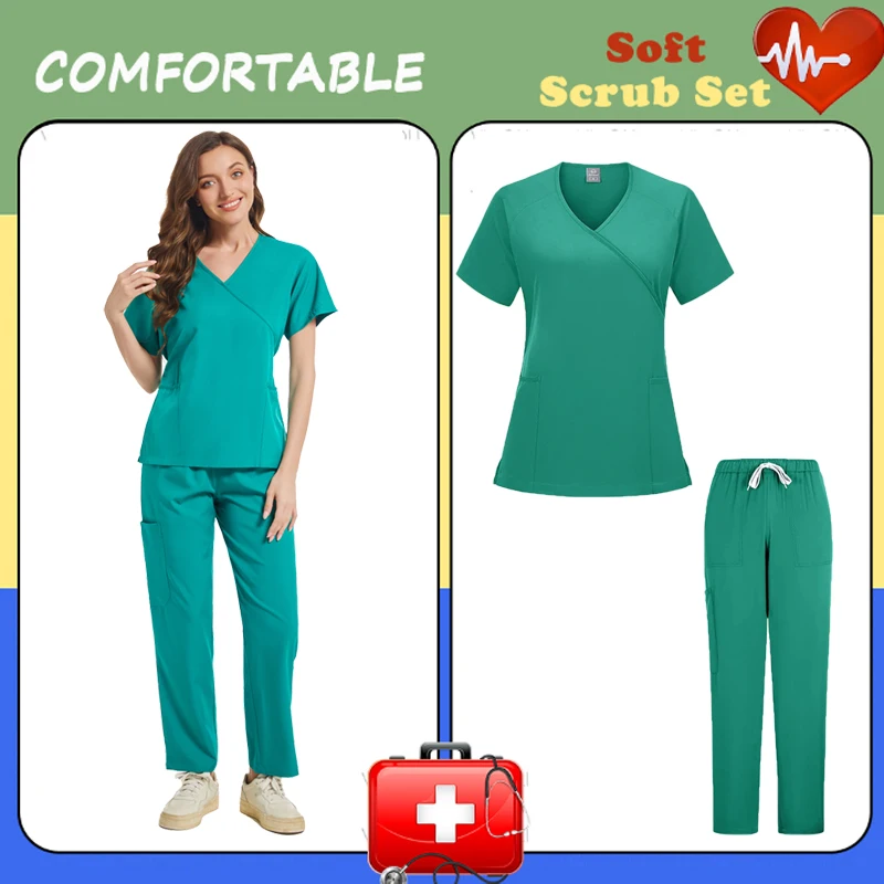 Униформа медицинская с коротким рукавом для ухода за кожей