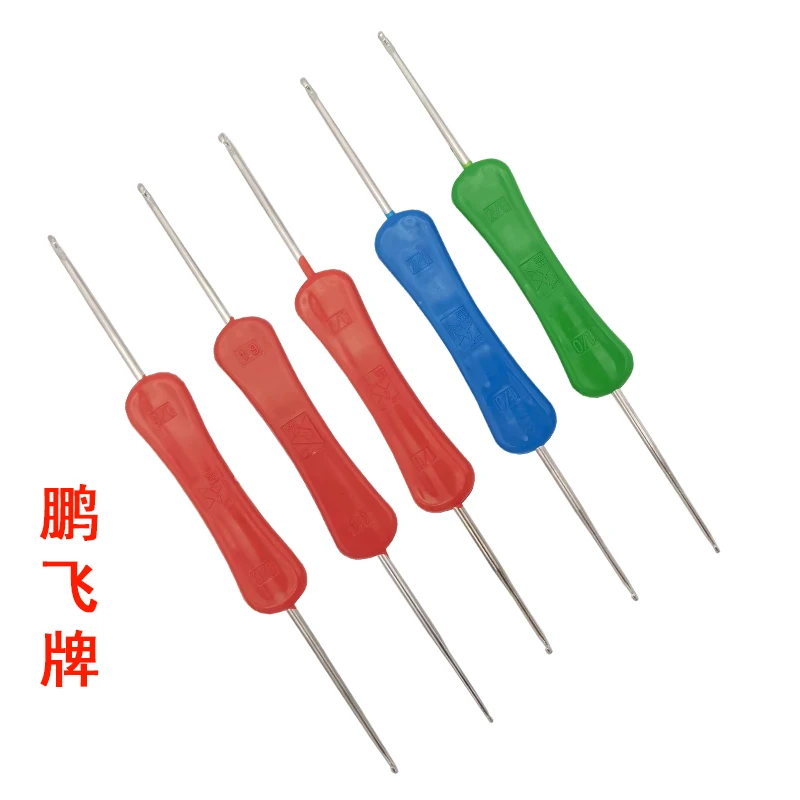 Многоцветный двусторонний вязальный инструмент для вязания крючком, вязальный инструмент для вязания крючком для любителей рукоделия Многоцветный двусторонний вязальный инструмент для вязания крючком, вязальный инструмент для вязания крючком для любителей рукоделия