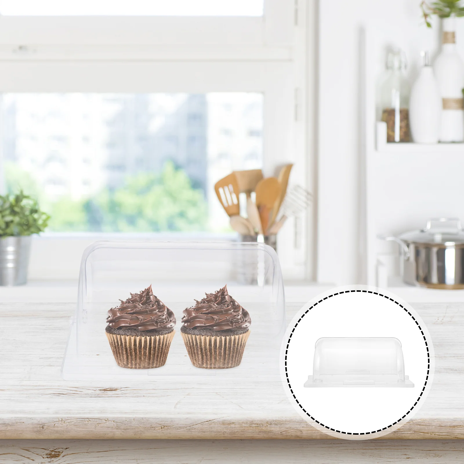 

1Pc Bread Displaying Food Cover Dust-proof Cover Food Cover (Transparent)