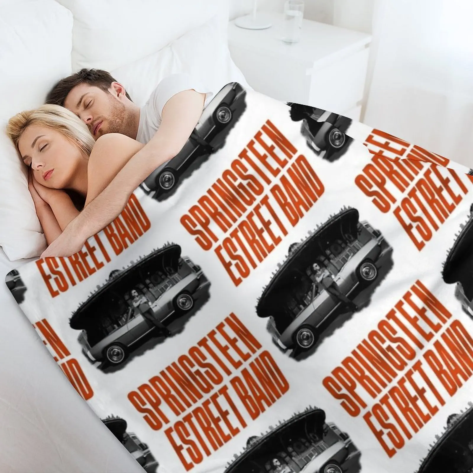 Бр?ок?? Музыка Spr Brug??? ?н и The ? Str??? ?t Band Tour 2023 Подарочное одеяло Boss Fan милые одеяла в