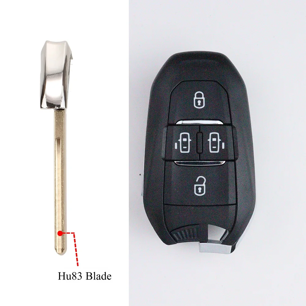 

Корпус автомобильного брелока 3 4 BT для Peugeot 308 408 508 2008 3008 4008 5008 для Citroen C4 C4L C6 C3-XR Picasso DS3 DS4 DS