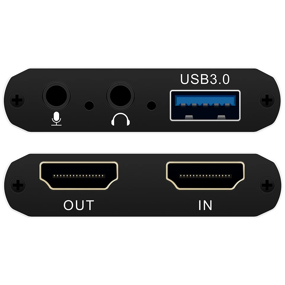 Фото Карта захвата видео USB 3,0, HDMI на USB 3.0 Type-C 1080P HD, карта для ТВ, ПК, PS4, игр, прямых трансляций для Windows, Linux Os X №2