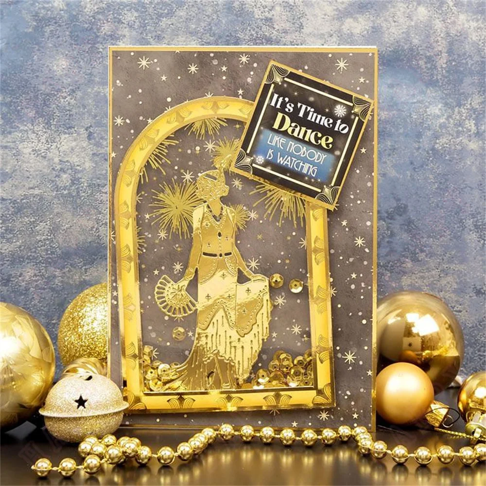 Набор металлических пресс-форм Decadent для женщин декоративная плитка фоновая