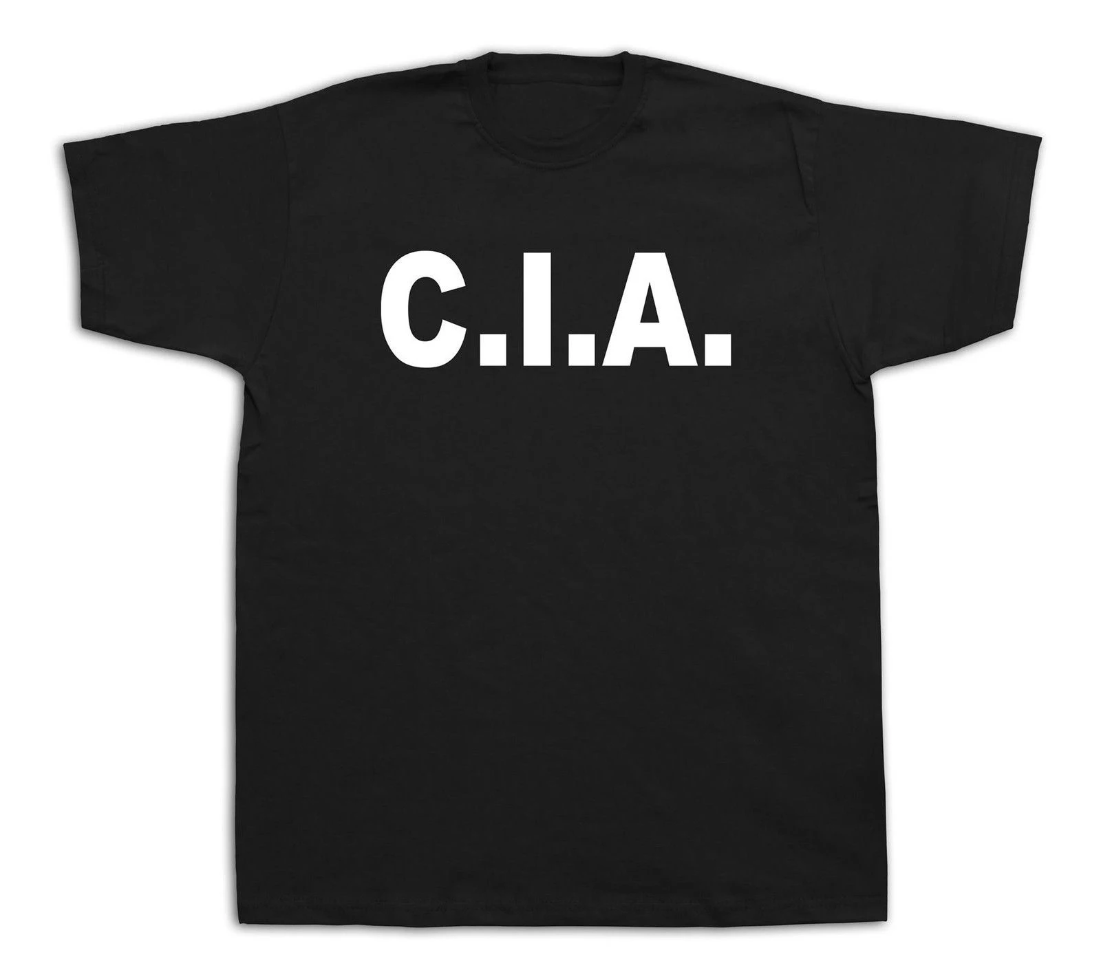 

new Men's CIA law enforcement police anime pattren t-shirt men's top tees male tee-shirts