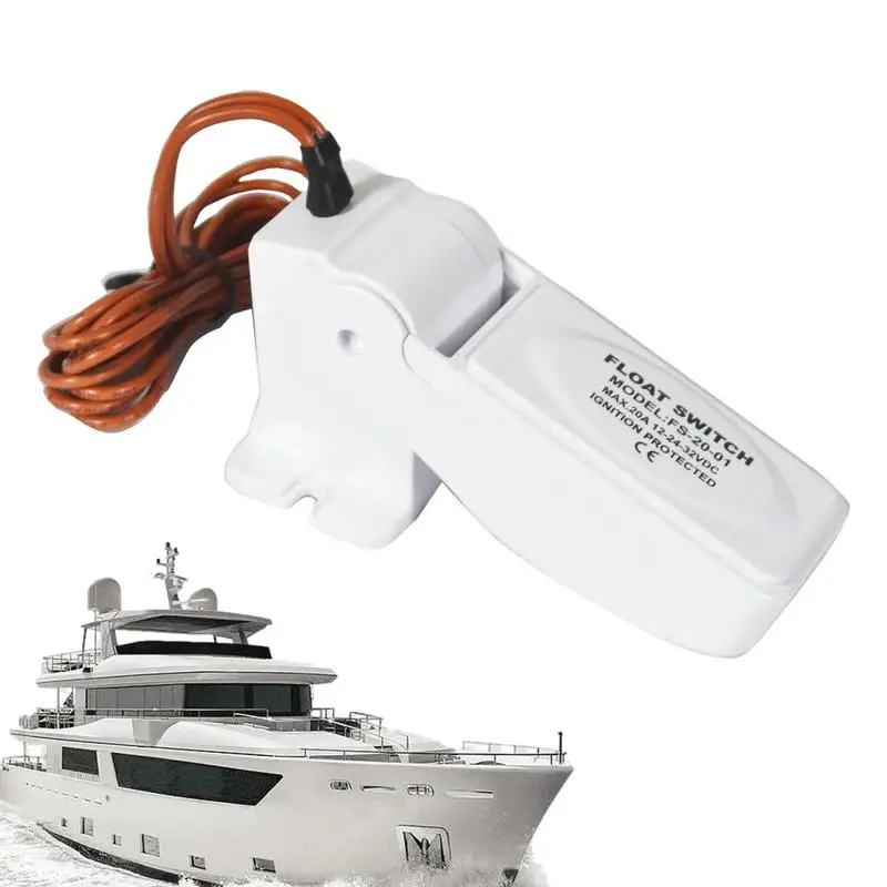 

12V Automatic Bilge Pump Boat Submersible Pump Marine Float Switch Water Level Controller Flow Sensor Bilge Switch