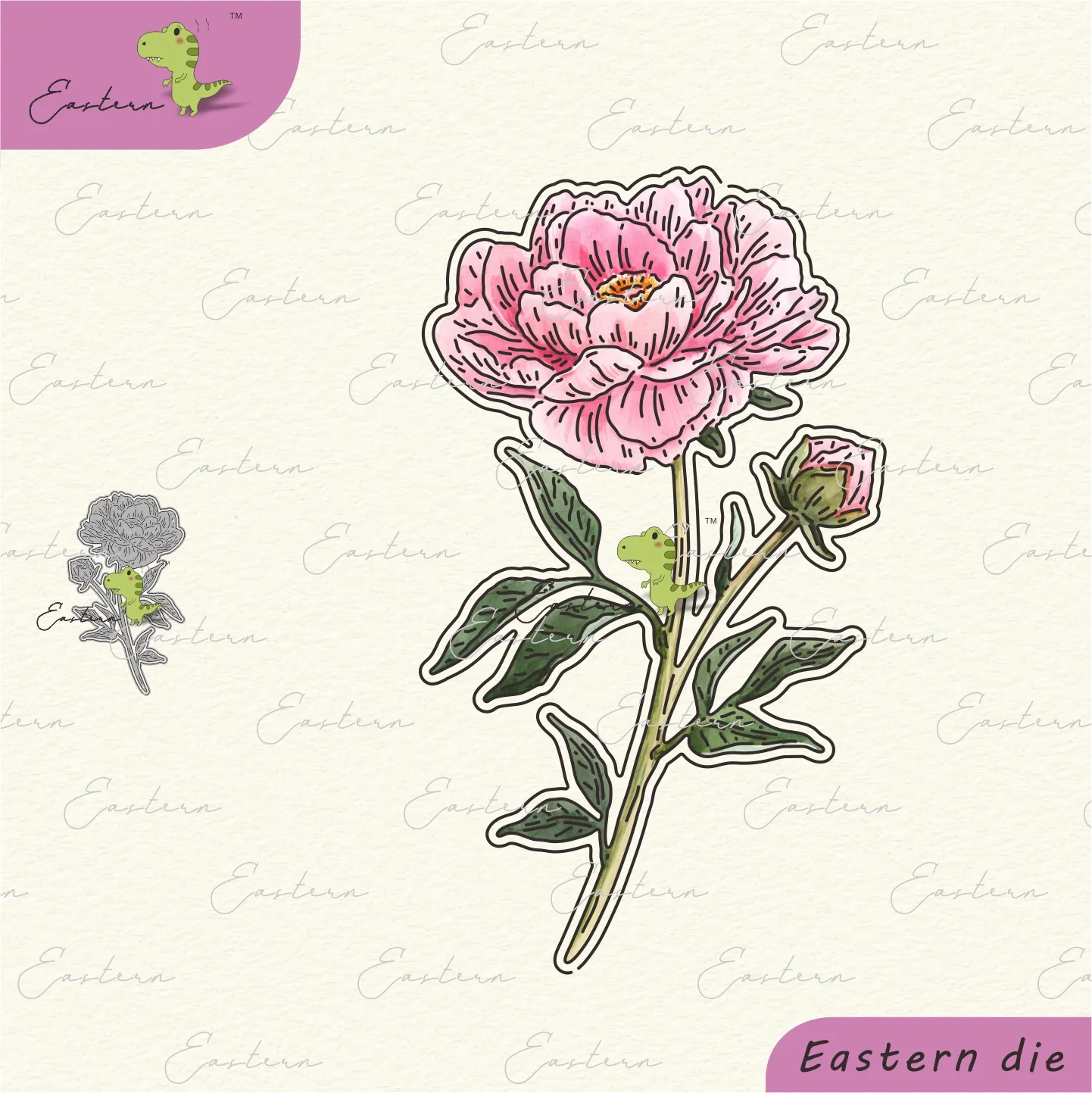 Набор штампов Пион по краю новые металлические штампы сделай сам формы для