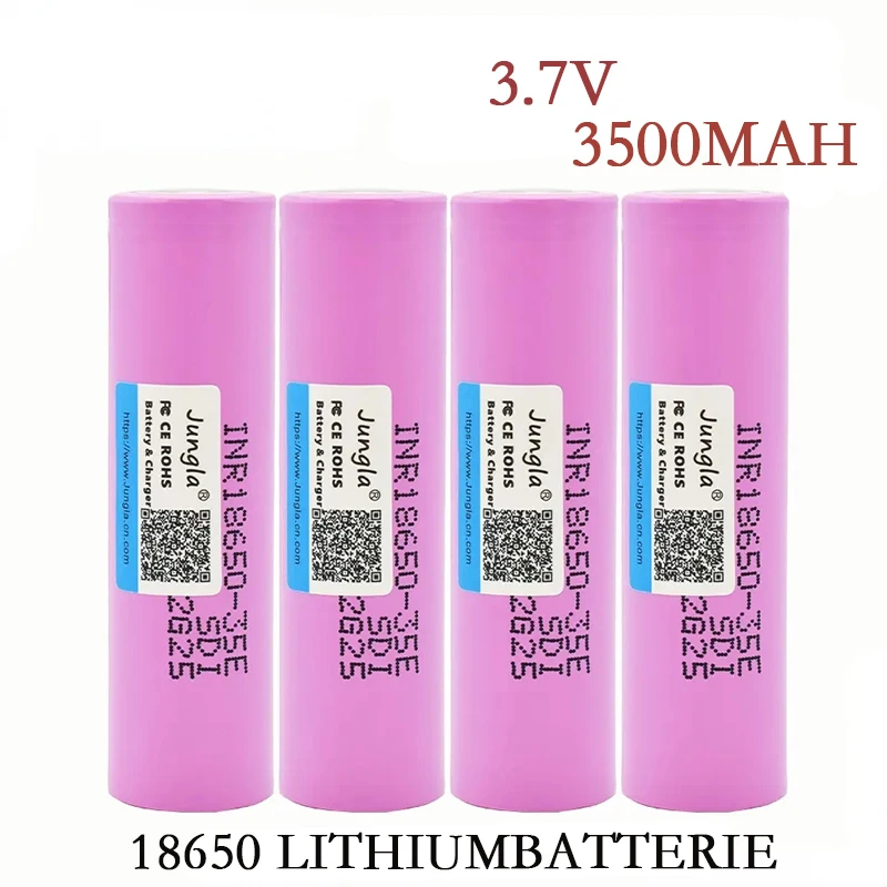 

Neue Original INR18650 Battery 35E 3.7V 3500mAh 20A Entladung 3.7V INR18650-35E Li-ion Screwdriver Wiederaufladbare Batterie