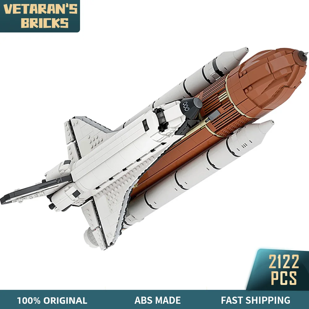 Модель корабля MOC Rocket с космическим шаттболом масштаб 1:110 набор строительных