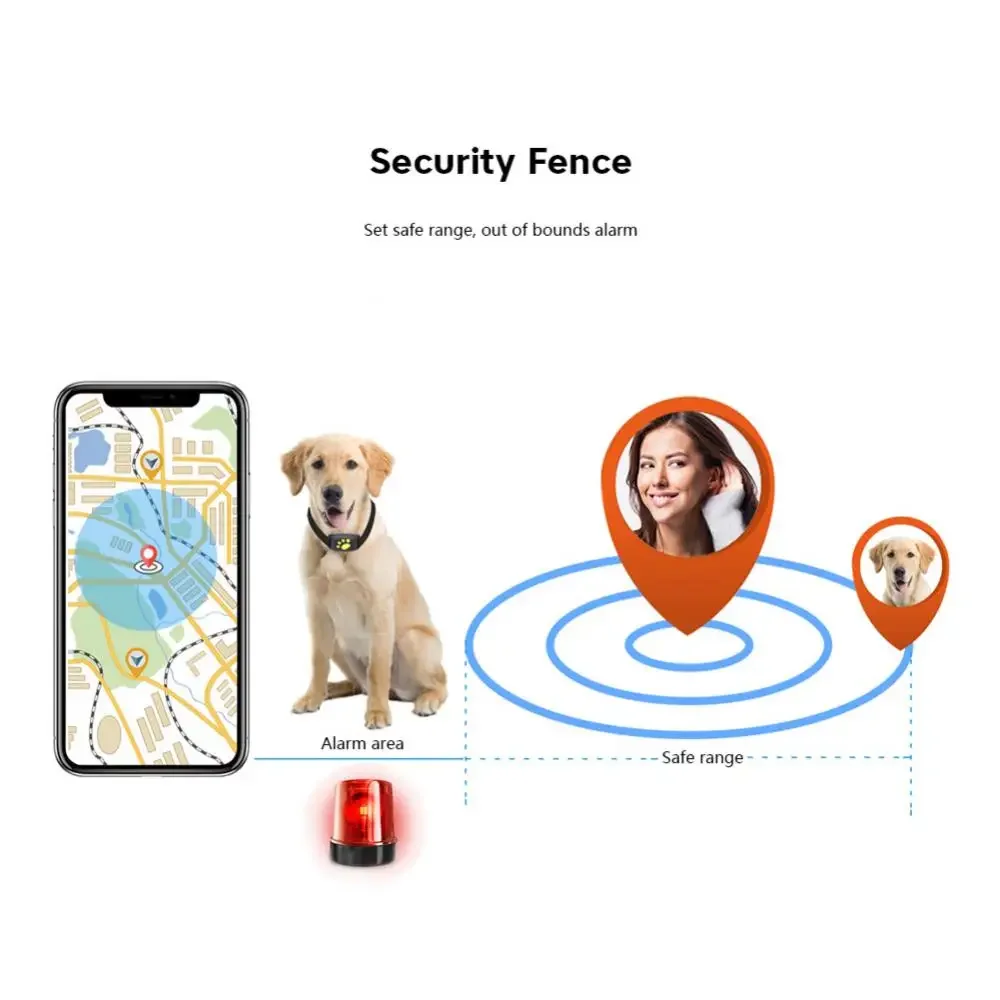 

Listening Function Callback Remote For Waterproof Cat Charging Locator Dog Dog Tracker Pet Smart Tracker Collar