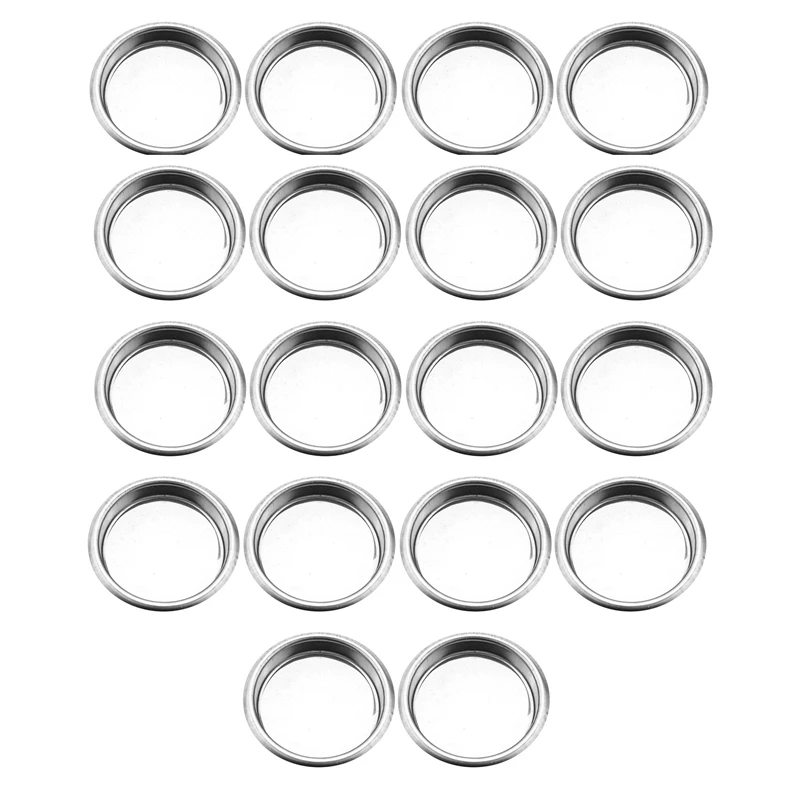 

20X 58Mm Coffee Machine Blank Filter/Stainless Steel Backwash Cleaning Blind Bowl Coffee Machine Accessories