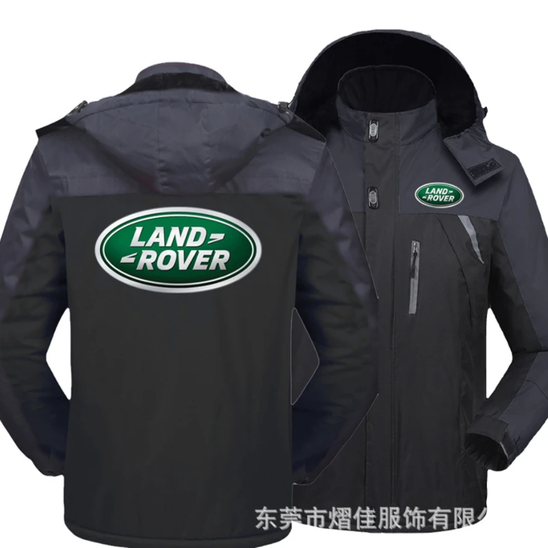 

2022NEW Winter Jacket Men for LAND ROVER Windbreaker Windproof Waterproof Thicken Fleece Outwear Outdoorsports Overcoat