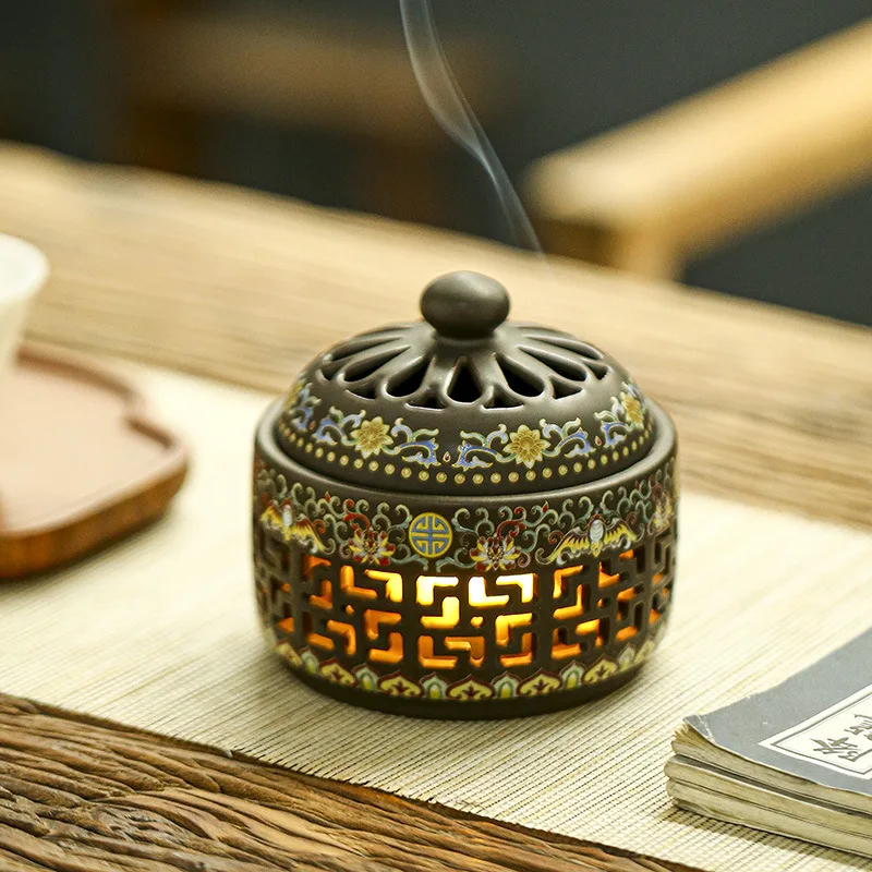 

Small Incense Sticks Holder Candle Holders Zen Decoration Electric Evaporator for Incense Burners Aromatherapy Smoke Waterfall