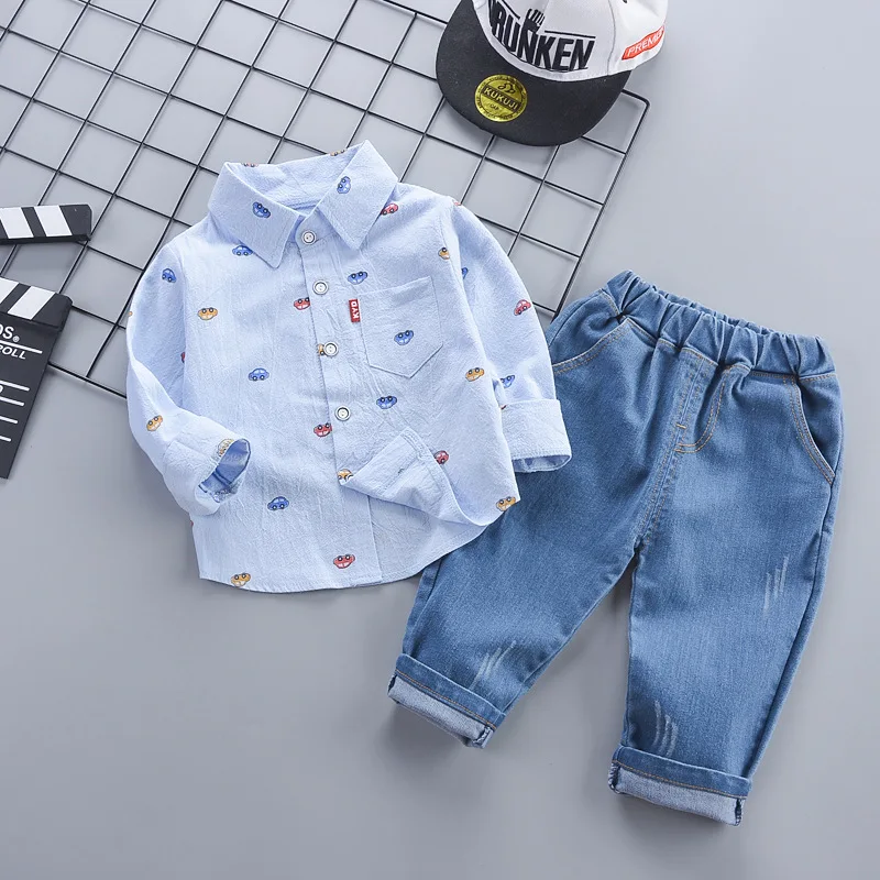

IENENS 2PC Kids Baby Boys Clothes Clothing Sets Infant Boy Shirt + Pants Outfits Suits Toddler Child Bow Tie Outfit Tracksuits
