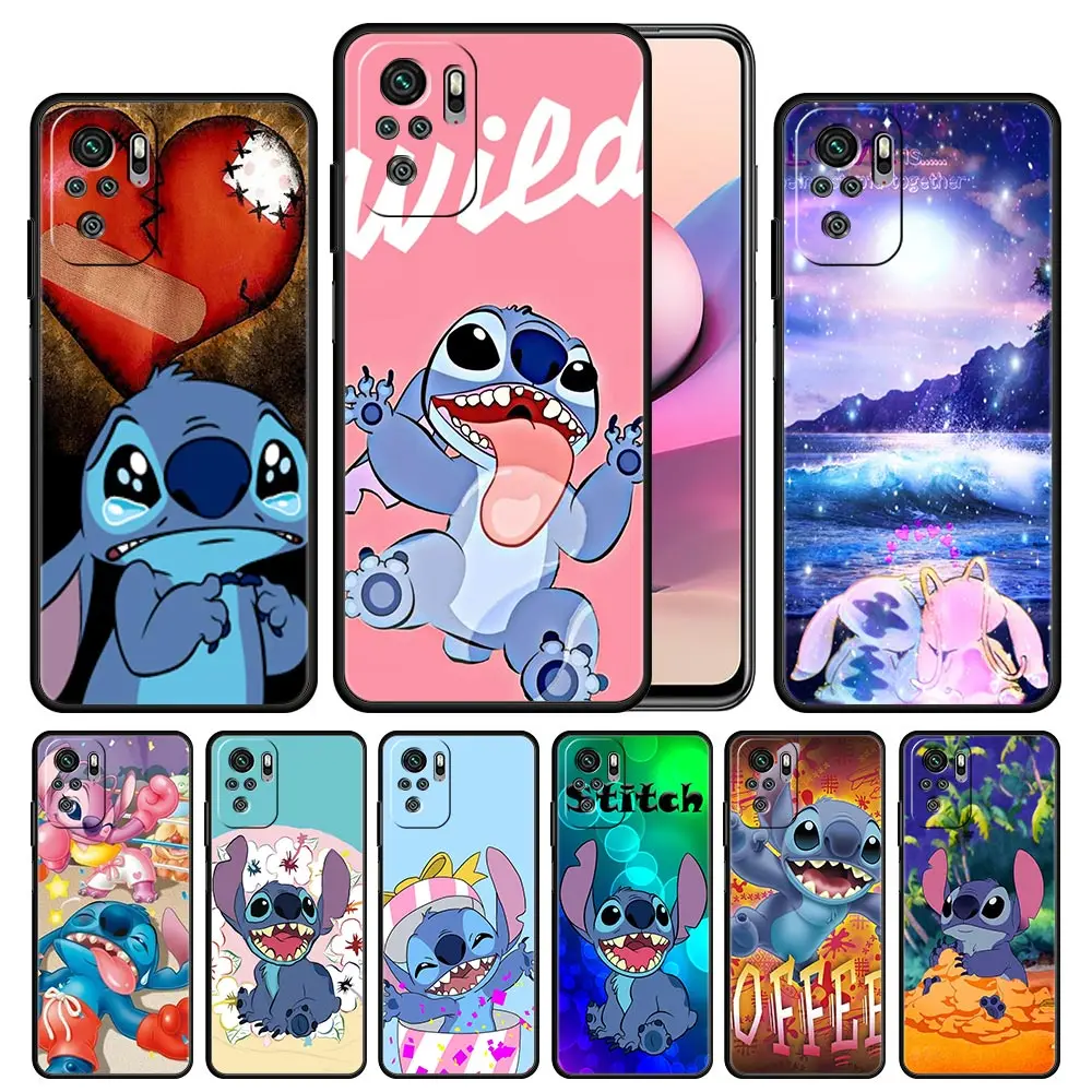 Мягкий силиконовый чехол из ТПУ для Xiaomi Redmi Note 10 11 9 8 Pro 9S 8T 10S 11S 11T 7 Lilo &amp Stitch |