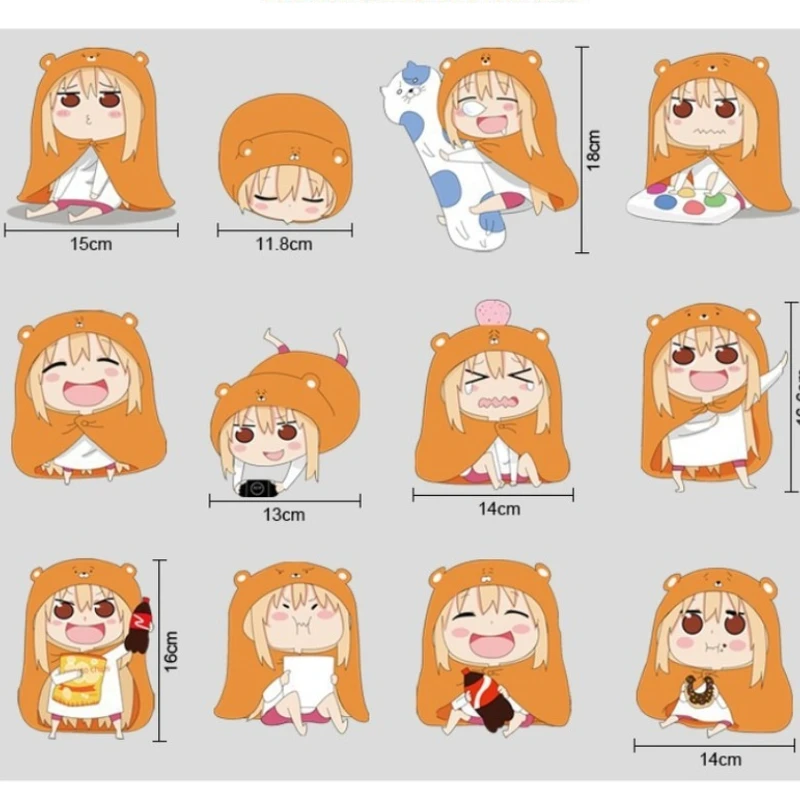 

Kawaii Room Decor One Piece Wall Sticker for Kid's Bedroom The Dry Girl Buried Accessories Japanese Secondary Anime Girls