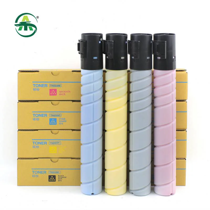 

TN223 TN224 Copier Toner Cartridge Compatible for Konica Minolta Bizhub C226 256 266 7222 7226 Copier Spare Parts 4pcs/set
