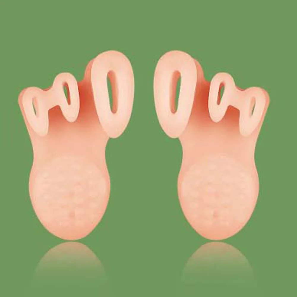 

Feet Bone Thumb Adjuster Three Holes Toe Separators Forefoot Cushion Pads Toe Valgus Protector Three Holes Toe Straightener