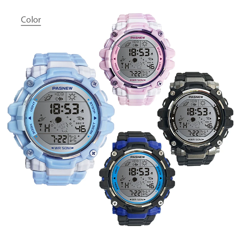 Waterproof Women Watch Digital Mutifunction Fashion Girl Outing Training Led Wristwatch Lady Sport  Electronic Wrist Hand Clock