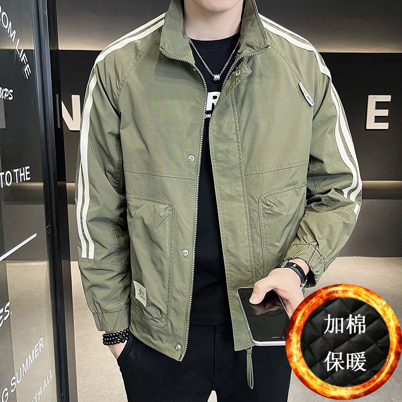 Мужская верхняя одежда на весну и осень новинка 2024 модная брендовая мужская