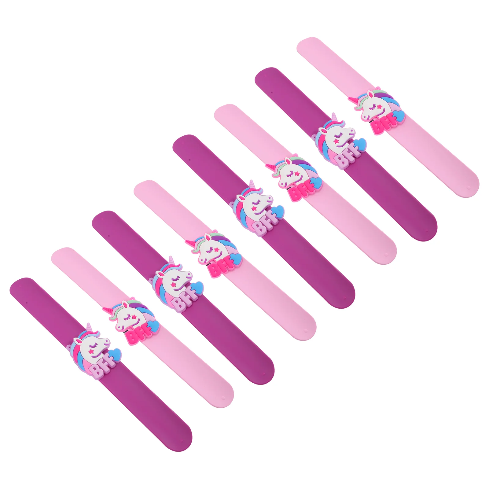 

8pcs Slap Bracelets for Kids Silicone Slap Bands Party Favors Slap Bands