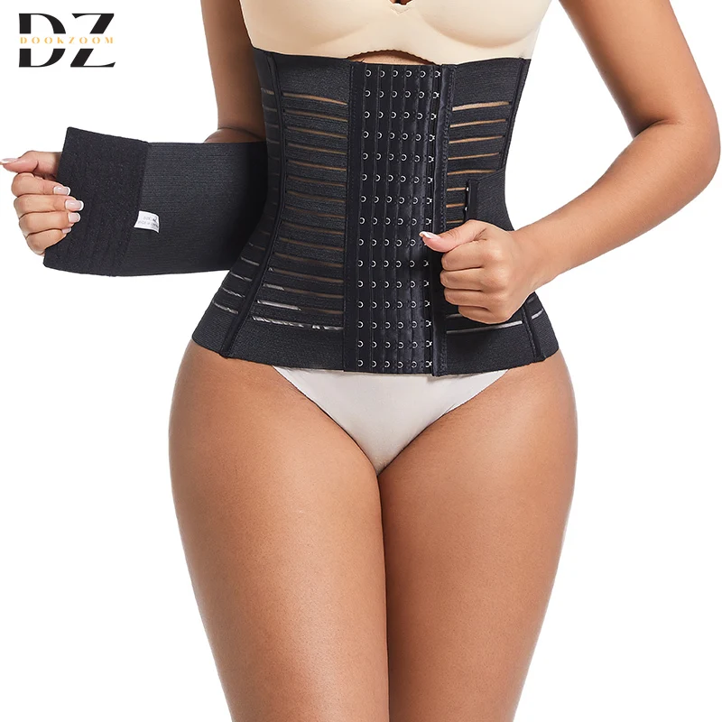 Женский Корсет Для Похудения На 7 Костей С 6 Рядами Застежка Крючках Дышащий