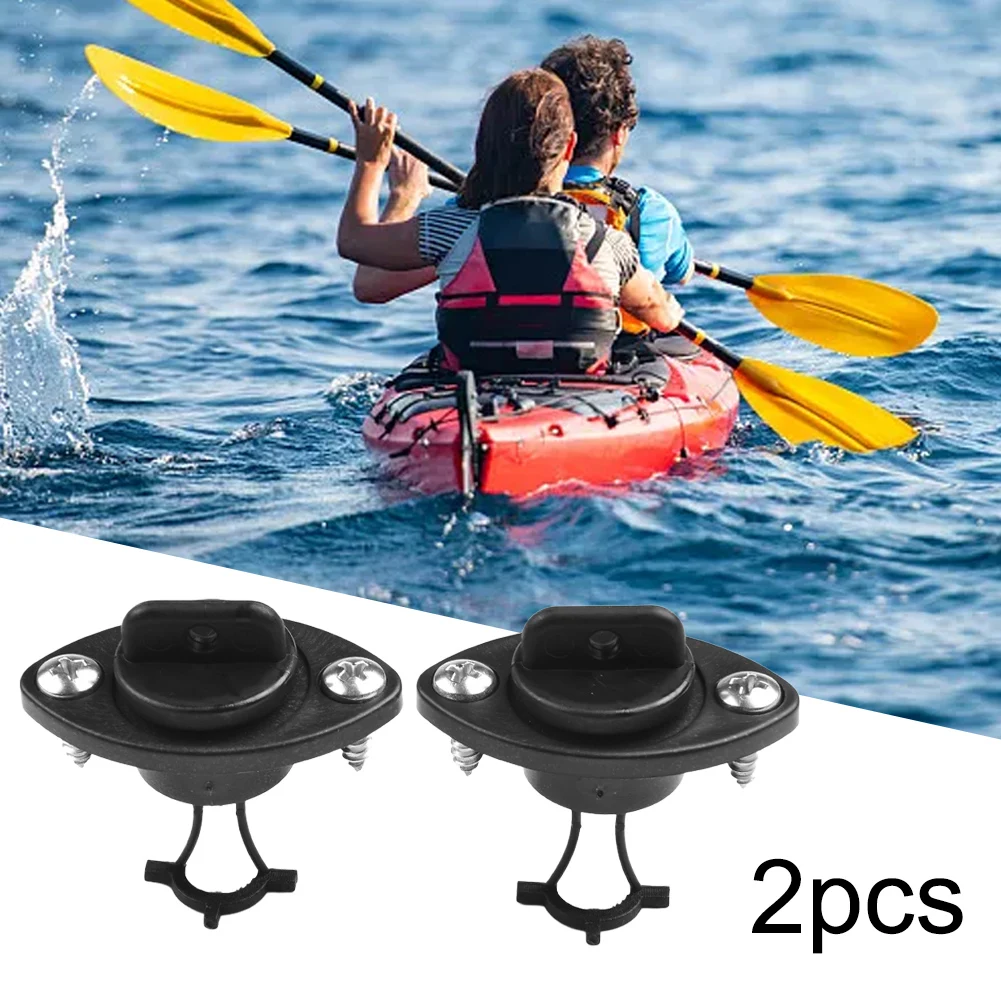 

2pc Kayak Drain Plugs Bung With 4 Pcs Screws For Dinghy Kayak Canoes Boats Stop Water Infiltration Drain Water Out