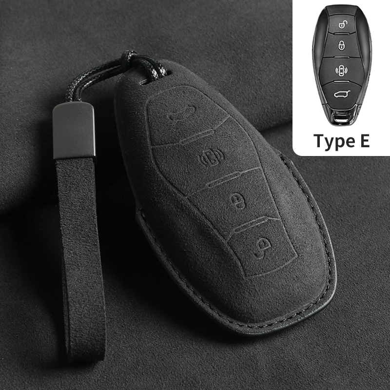

Для Hongqi HS5 H5 H6 H9 EH7 HS7 H7 L5 HS3 L9 HQ9 Замшевый автомобильный смарт-чехол для дистанционного ключа Защитный чехол для ключей Брелок Аксессуары