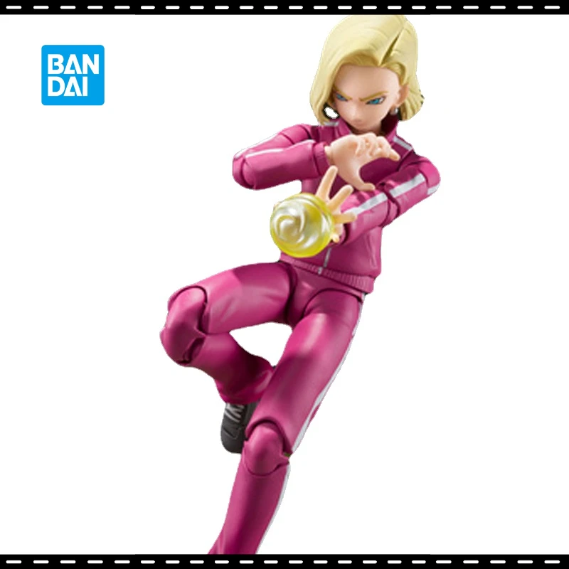

Bandai Аниме периферийные принадлежности SHF Soul Limited Dragon Ball cyборг № 18 Razuri спортивная фигурка модель экшн-фигурка подарок