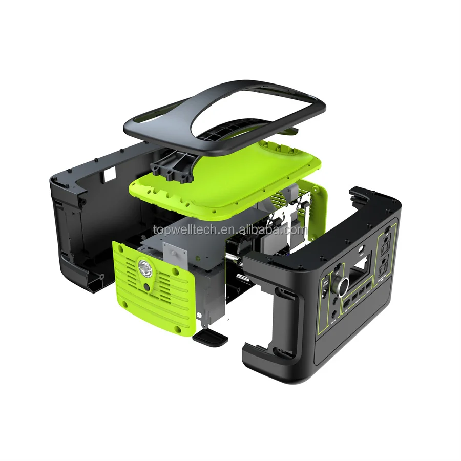 

LED Light Lithium Battery Charger 500Wh Portable Power generator Bank Station mini generator