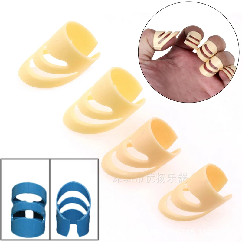 

1 шт. пальцевые медиаторы для гитары для акустической электрической гитары, напальчники для струнных инструментов, аксессуары XL/L / M