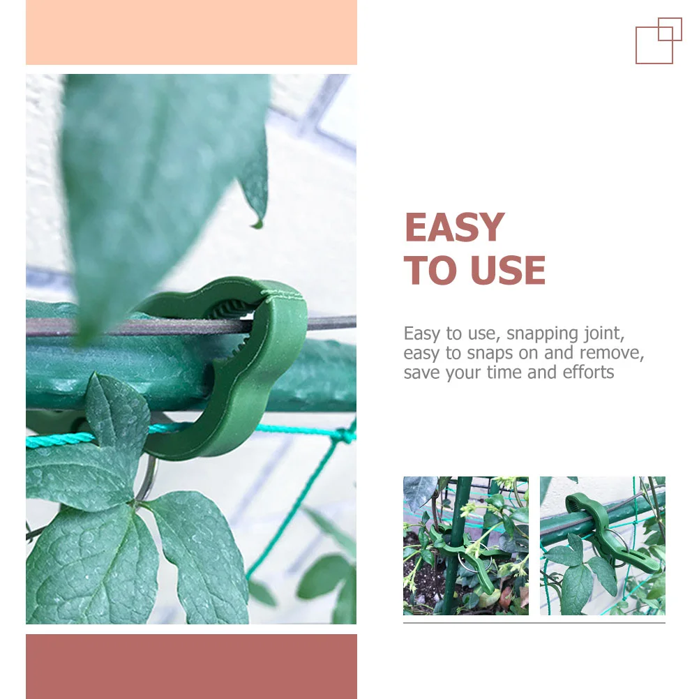 50 шт. садовые зажимы для огурцов решетка растений горшечных пластиковых