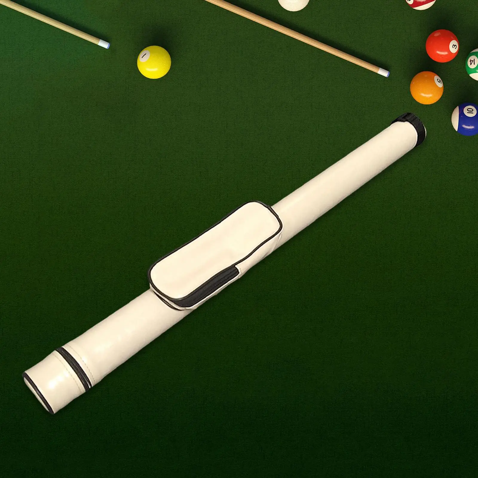 1/2 овальный чехол для бильярдного кия из искусственной кожи пылезащитная легкая