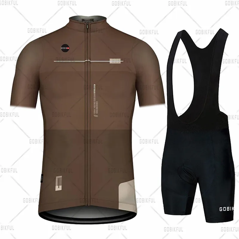 KBORA Велоспорт Джерси комплект мужской спортивной одежды летняя велосипедная