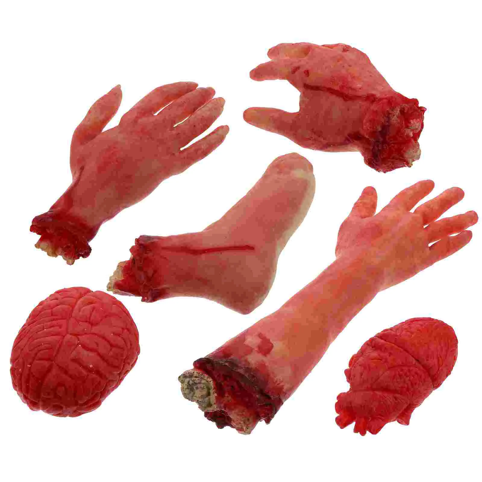 

Bloody Body Parts Hand Decorations Fake Props Prop Scary Human House Broken Haunted Severed Hands Zombiebones Arm Decoration