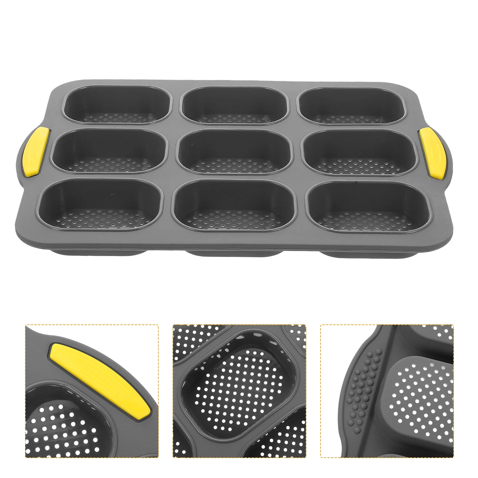 

Mold Pan Bread Baking Silicone Loaf Tray Molds Cake French Kitchen Bakeware Bun Muffin Cupcake Cooking Pans Dog Mini Hot