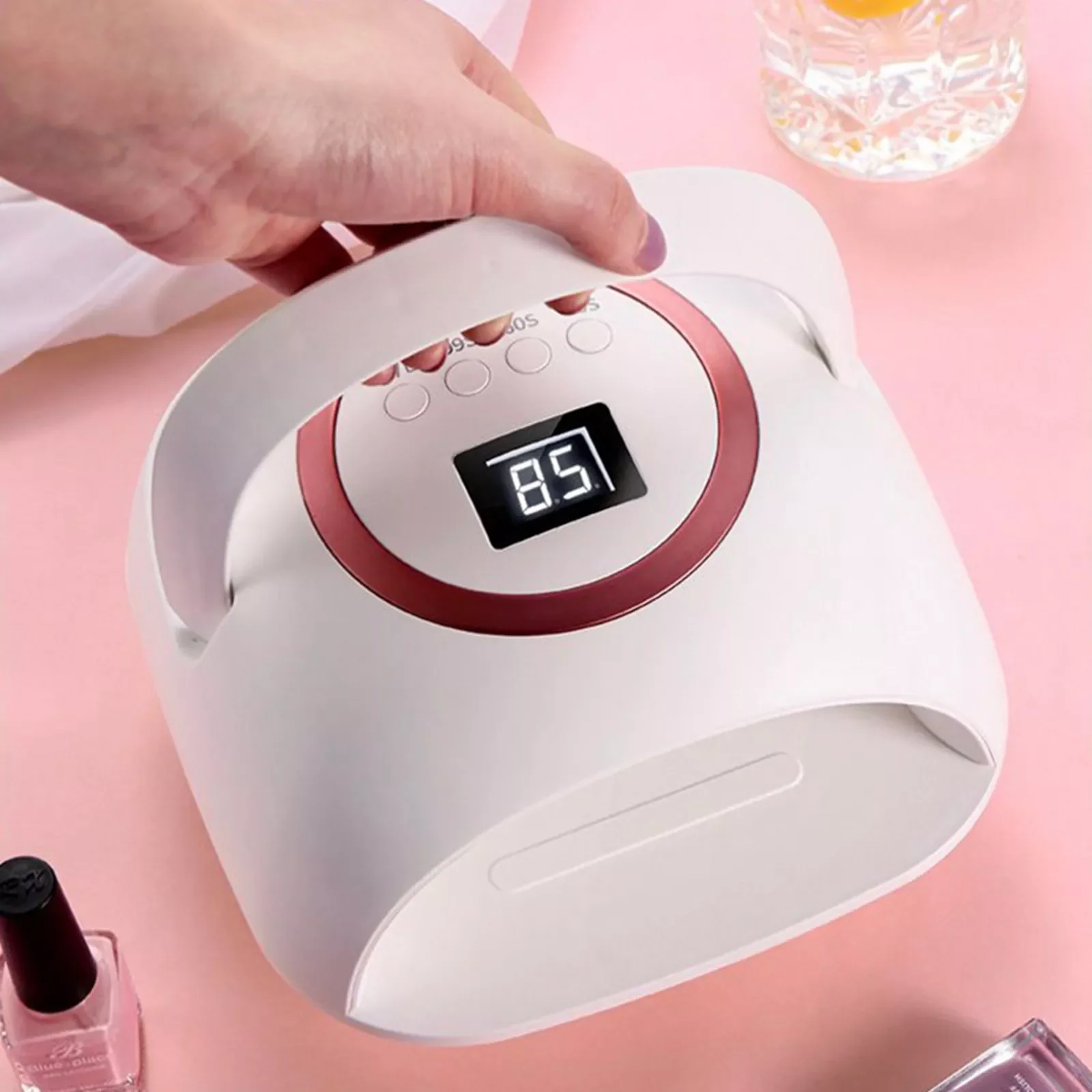 

2022New Cordless UV LED Lamp 72W Rechargeable Nail Dryer Light Machine Lamp For Professional Manicure Drying Polish Fast Cure Ge