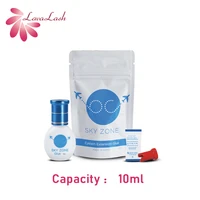 1pcs 10ml sky zone glue for eyelash extension korea professional extra strong lashes glue 1 2s fast drying makeup tool