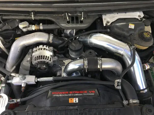 Турбоохлаждающая труба для Ford F250 F350 6.0L Powerstroke Diesel 03-07 Black