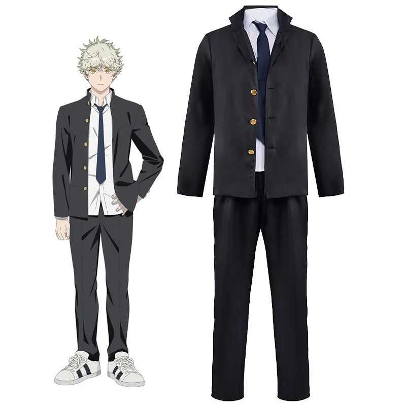 

Anime Blue Period Yaguchi Yatora Cosplay Costume Black Coat Full Set Uniform Halloween Carnival High School Uniforms Boys Outfit