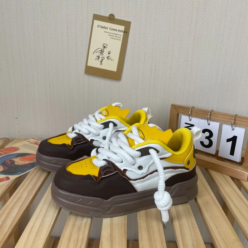 Мужские повседневные винтажные кроссовки в американском стиле дышащая обувь для