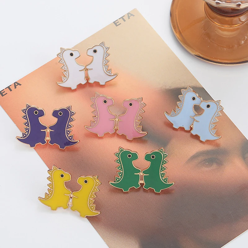 Модная Милая Съемная юбка для брюк с пряжкой в виде динозавра не требует шитья